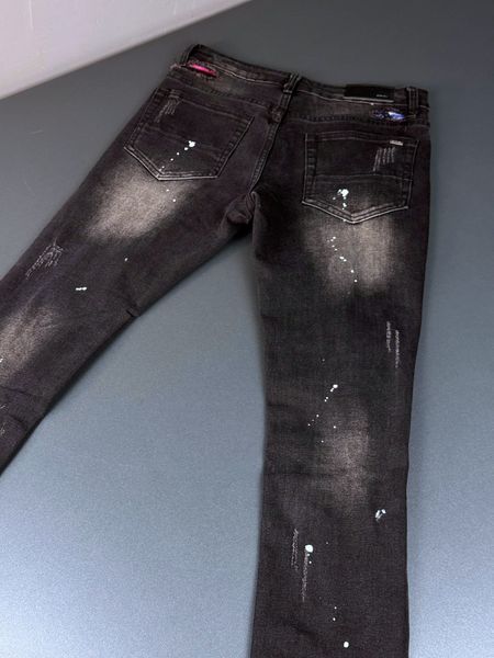 Джинси Amiri Black стрази 0545 0545 фото