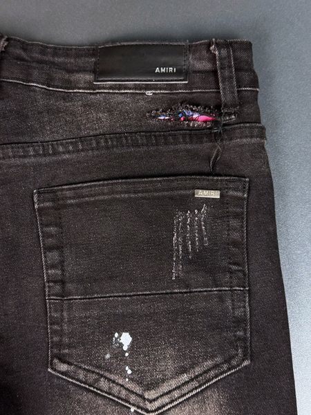 Джинси Amiri Black стрази 0545 0545 фото