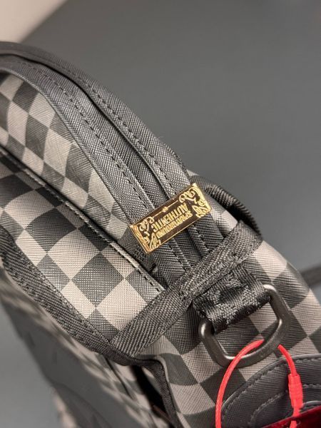 Рюкзак Sprayground Grey Black 1743 1743 фото