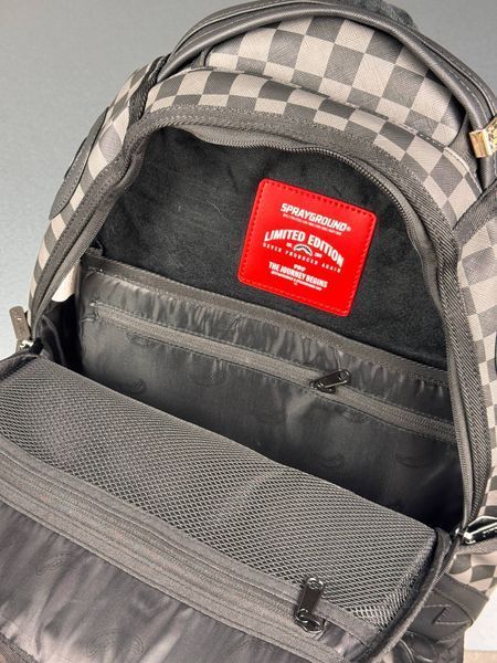 Рюкзак Sprayground Grey Black 1743 1743 фото