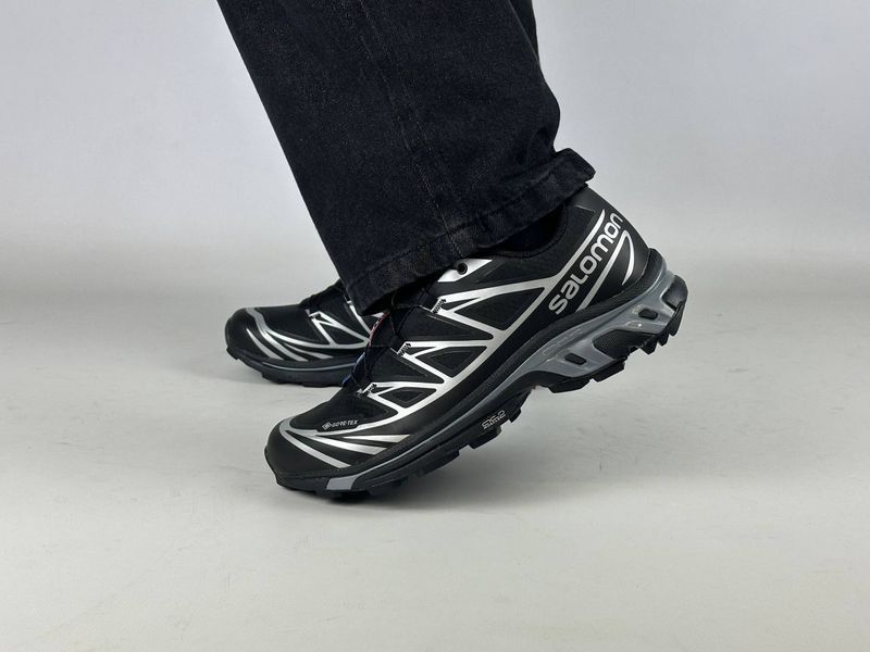 Кросівки Salomon XT-6 Black Silver термо, водовідштовхуючі 1211 1211 фото