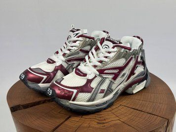 Кросівки Balenciaga Runner Grey Burgundy 1487 1487 фото