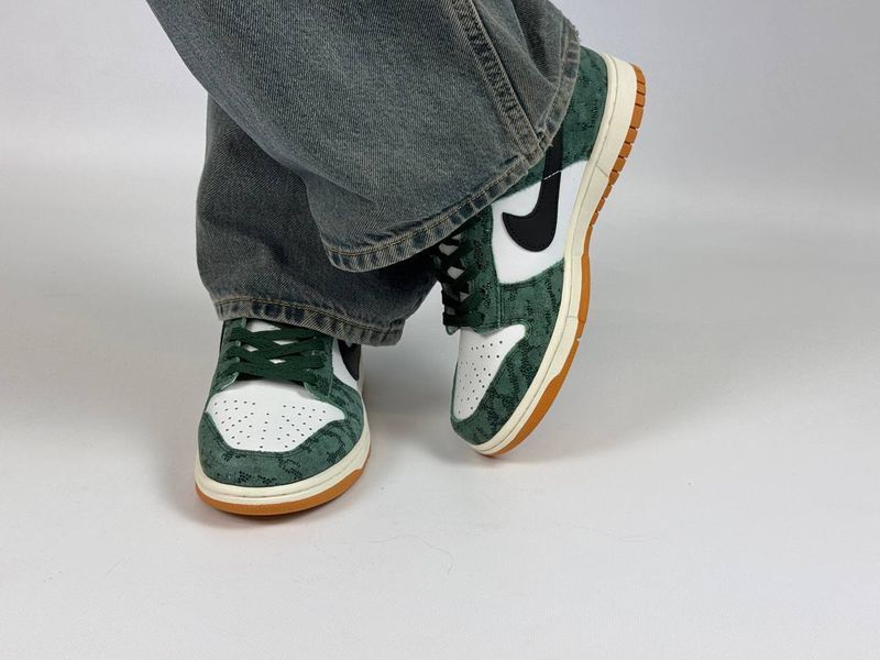 Кросівки Nike Dunk Low Green Snake 0150 0150 фото