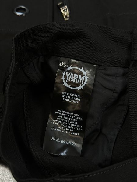 Джинси Yarm Baggi Split Chrome демі black 1632 1632 фото