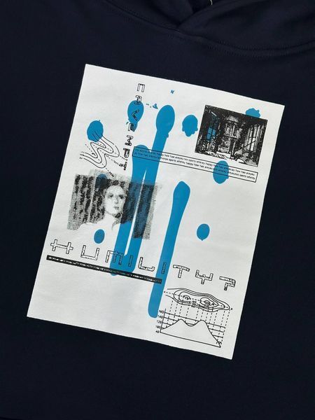 Худі Cav empt Blue White 1379 1379 фото