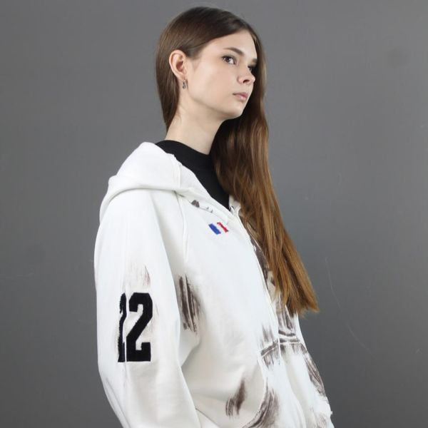 Зіп Balenciaga WHITE 1011 1011 фото
