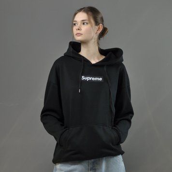 Худі Supreme чорний 0566 0566 фото