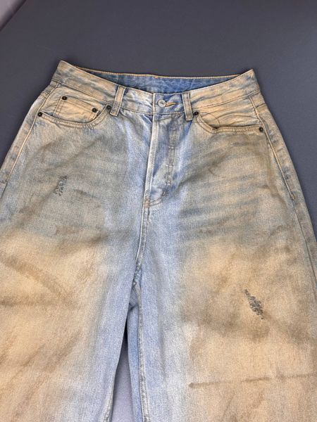 Джинси Acne Studios Blue Dirty Fit 1558 1558 фото