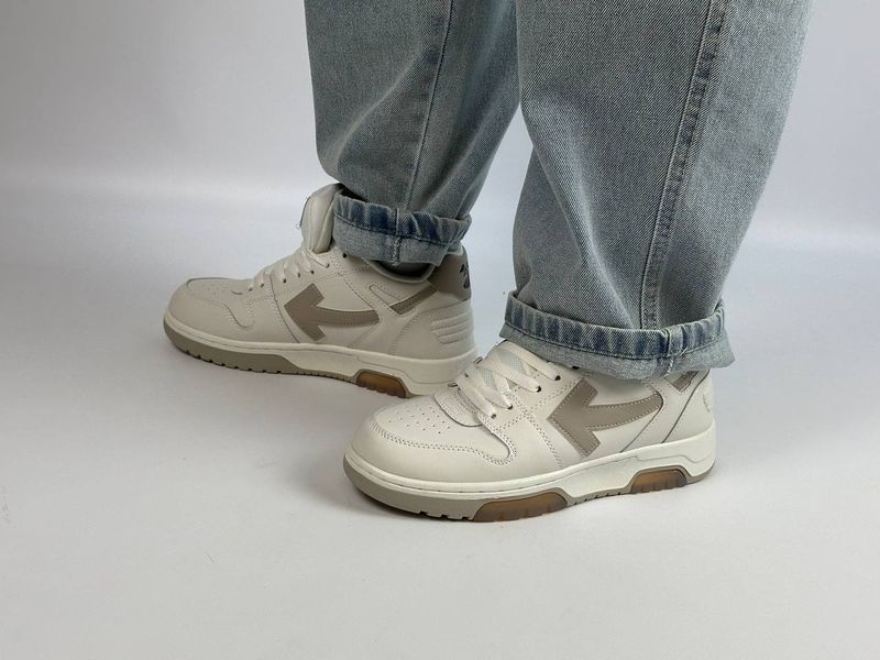 Кросівки Off-White Out Of Office White Beige 0006 0006 фото