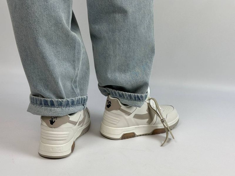 Кросівки Off-White Out Of Office White Beige 0006 0006 фото