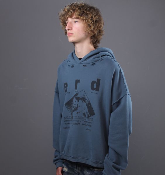 Худі ERD Faded Blue School Days 1030 1030 фото