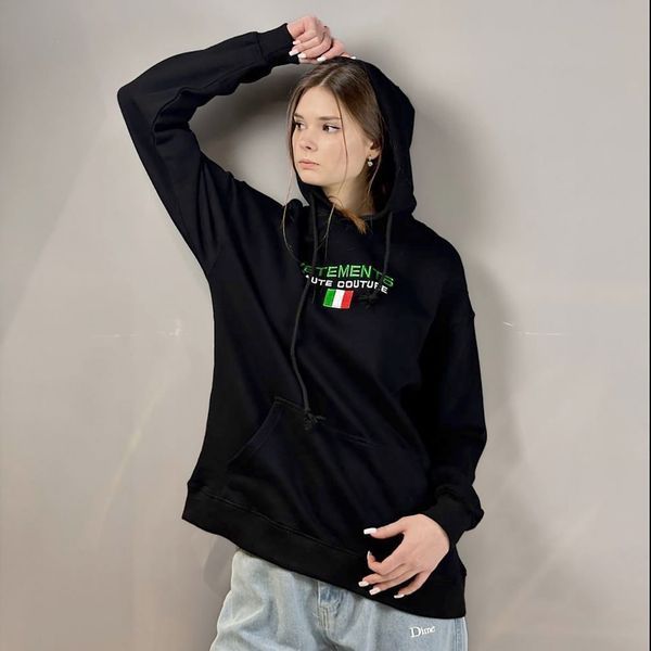 Худі Vetements чорний 0551 0551 фото