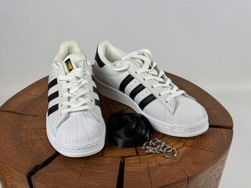 Кросівки Adidas SUPERSTAR White (кільце) 0303 0303 фото