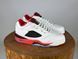 Кросівки Jordan 5 Retro Low Fire Red White 0418 0418 фото 2
