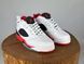 Кросівки Jordan 5 Retro Low Fire Red White 0418 0418 фото 1