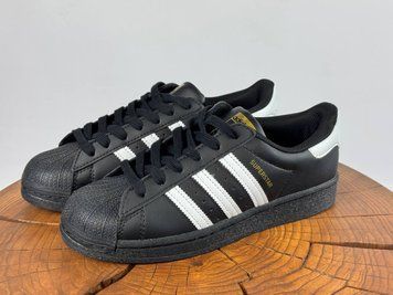 Кросівки Adidas SUPERSTAR Black (кільце) 0302 0302 фото
