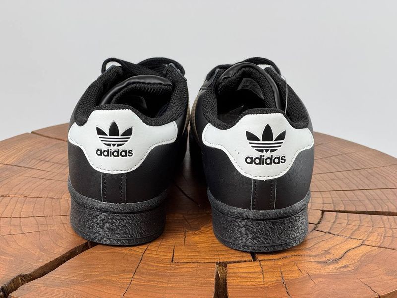 Кросівки Adidas SUPERSTAR Black (кільце) 0302 0302 фото