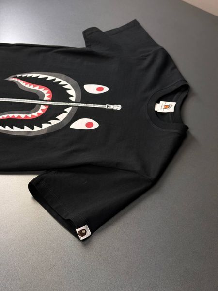 Футболка Bape Shark Black Red 1566 1566 фото