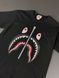 Футболка Bape Shark Black Red 1566 1566 фото 1