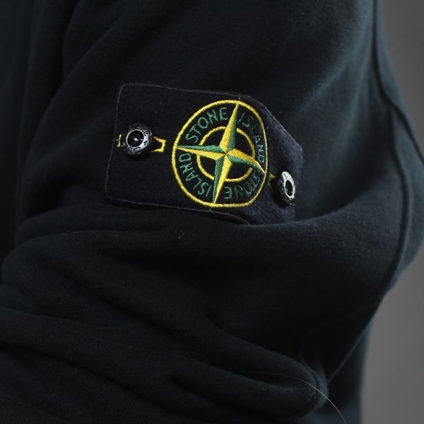 Світшот Stone Island чорний 0292 0292 фото