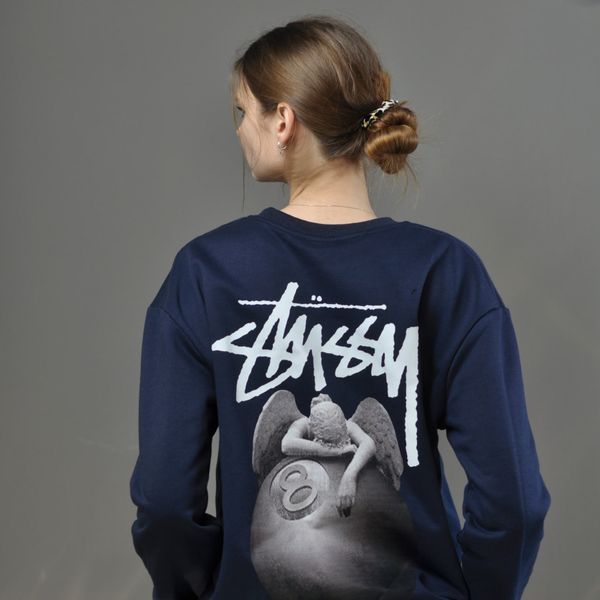 Світшот Stussy синій 0496 0496 фото