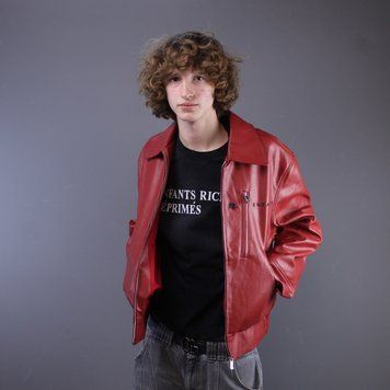 Куртка ERD Melancholy Rich Leather Red 1401 1401 фото