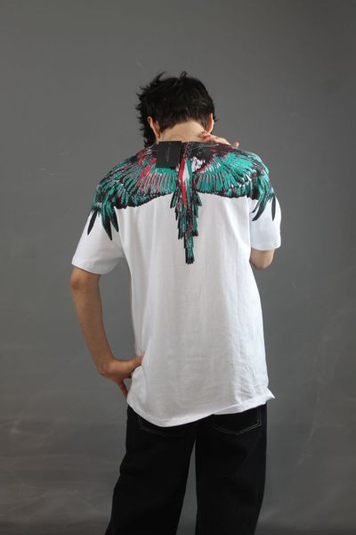 Футболка Marcelo Burlon /зелене/ білий 0634 0634 фото