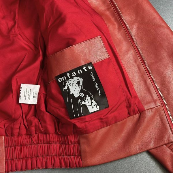 Куртка ERD Melancholy Rich Leather Red 1401 1401 фото