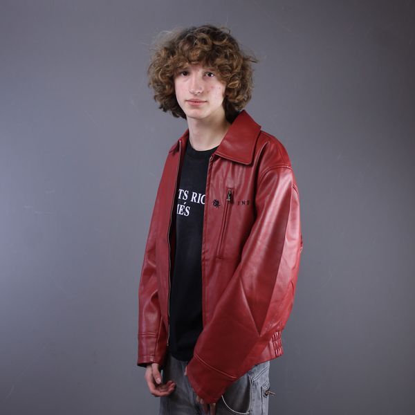 Куртка ERD Melancholy Rich Leather Red 1401 1401 фото