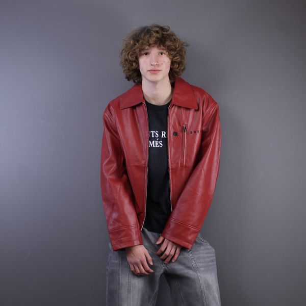 Куртка ERD Melancholy Rich Leather Red 1401 1401 фото