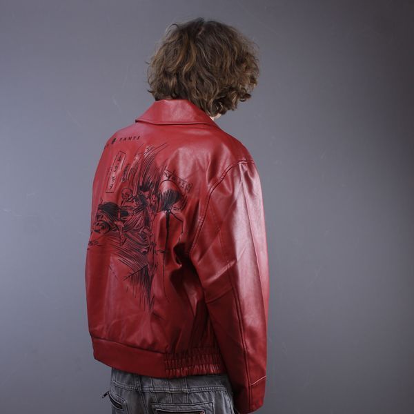 Куртка ERD Melancholy Rich Leather Red 1401 1401 фото