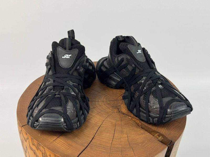 Кросівки Balenciaga 3XL Extreme Lace Black Brown 0457 0457 фото
