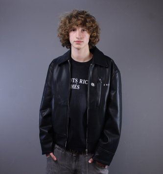 Куртка ERD Melancholy Rich Leather Black 1508 1508 фото