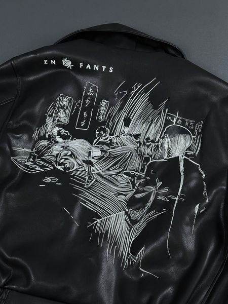 Куртка ERD Melancholy Rich Leather Black 1508 1508 фото