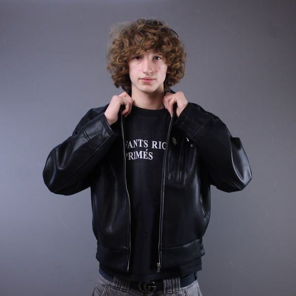 Куртка ERD Melancholy Rich Leather Black 1508 1508 фото