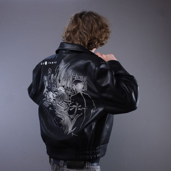 Куртка ERD Melancholy Rich Leather Black 1508 1508 фото