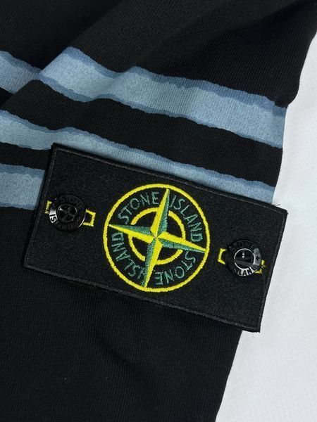 Худі Stone Island x Supreme Black Blue 1523 1523 фото