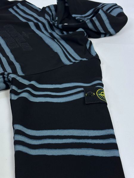Худі Stone Island x Supreme Black Blue 1523 1523 фото