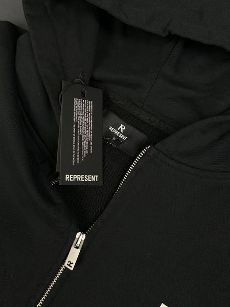 Зіп худі Represent Black 1800 1800 фото