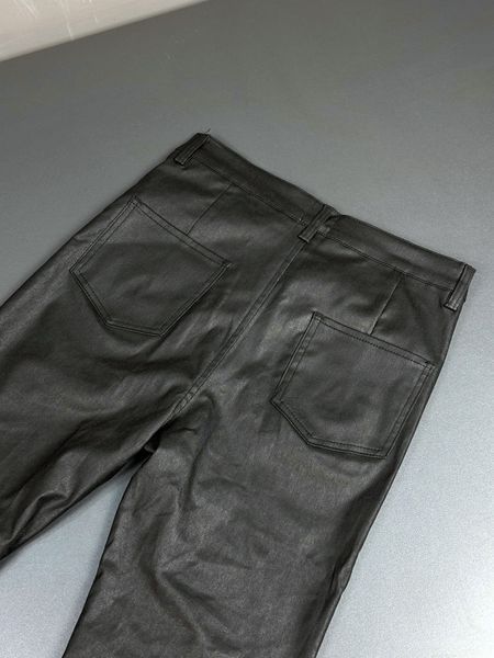 Джинси Rick Owens Bolan Flared Linen-Twill Black 1464 1464 фото