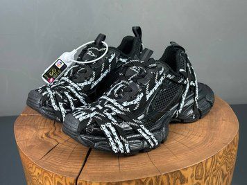 Кросівки Balenciaga 3XL Extreme Lace Black White 1421 1421 фото