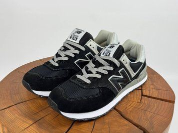 Кросівки New Balance 574 black 0730 0730 фото