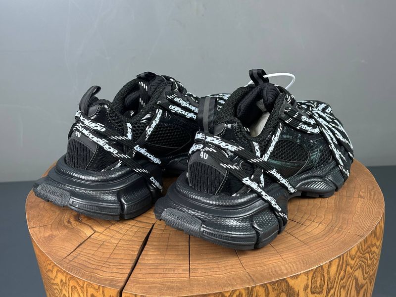 Кросівки Balenciaga 3XL Extreme Lace Black White 1421 1421 фото