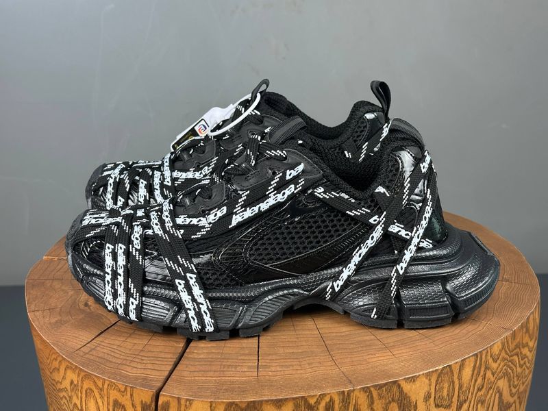 Кросівки Balenciaga 3XL Extreme Lace Black White 1421 1421 фото