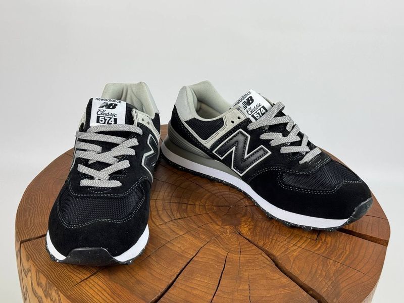 Кросівки New Balance 574 black 0730 0730 фото