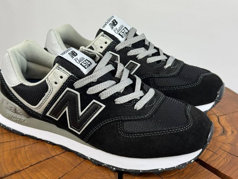Кросівки New Balance 574 black 0730 0730 фото