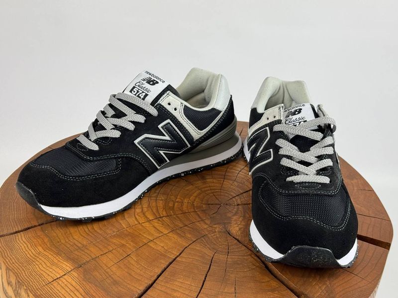 Кросівки New Balance 574 black 0730 0730 фото