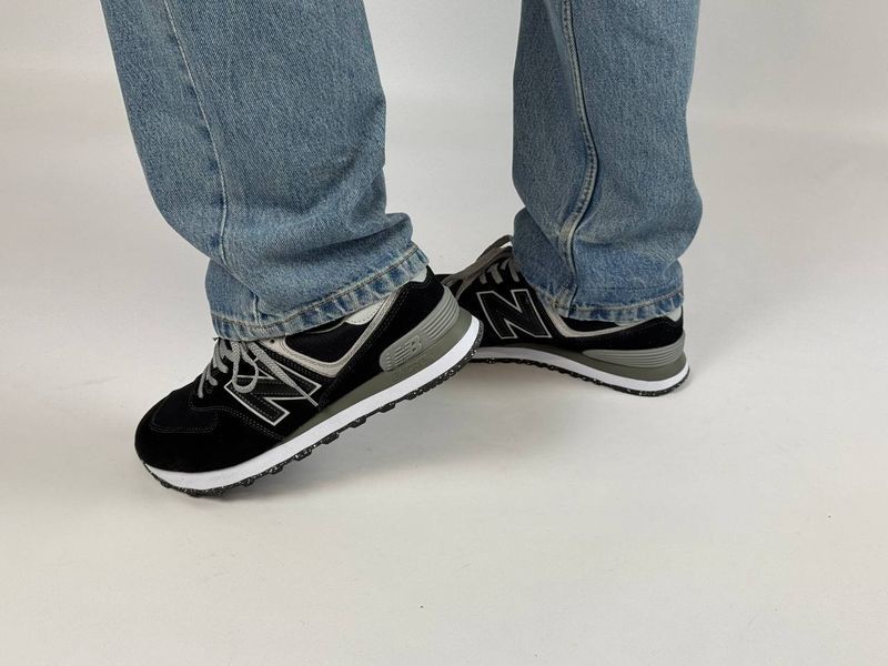 Кросівки New Balance 574 black 0730 0730 фото