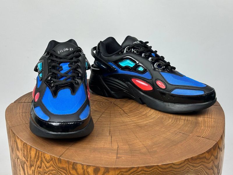Кросівки Raf Simons Cylon-21 Black/Blue/Red 1374 1374 фото