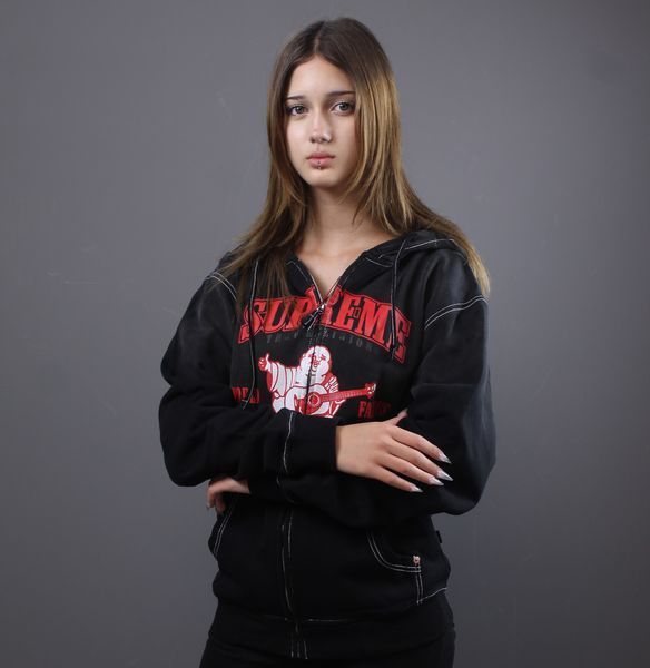 Зіп True Religion x Supreme black/red 1149 1149 фото